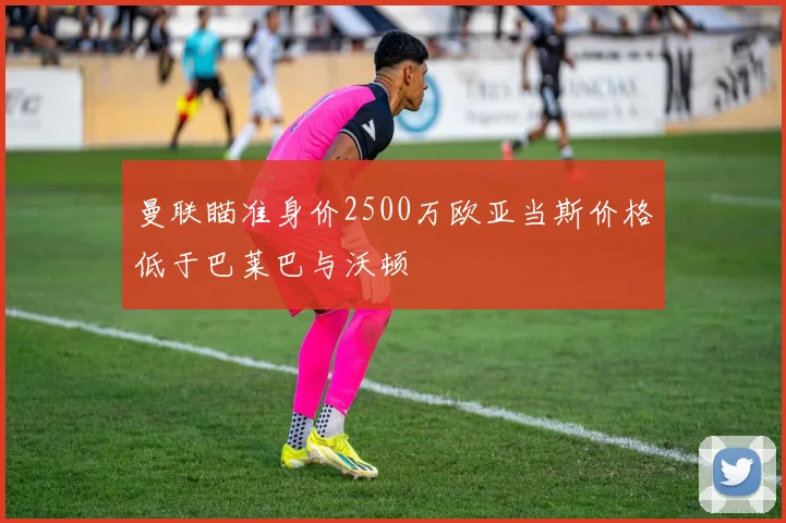 曼联瞄准身价2500万欧亚当斯价格低于巴莱巴与沃顿